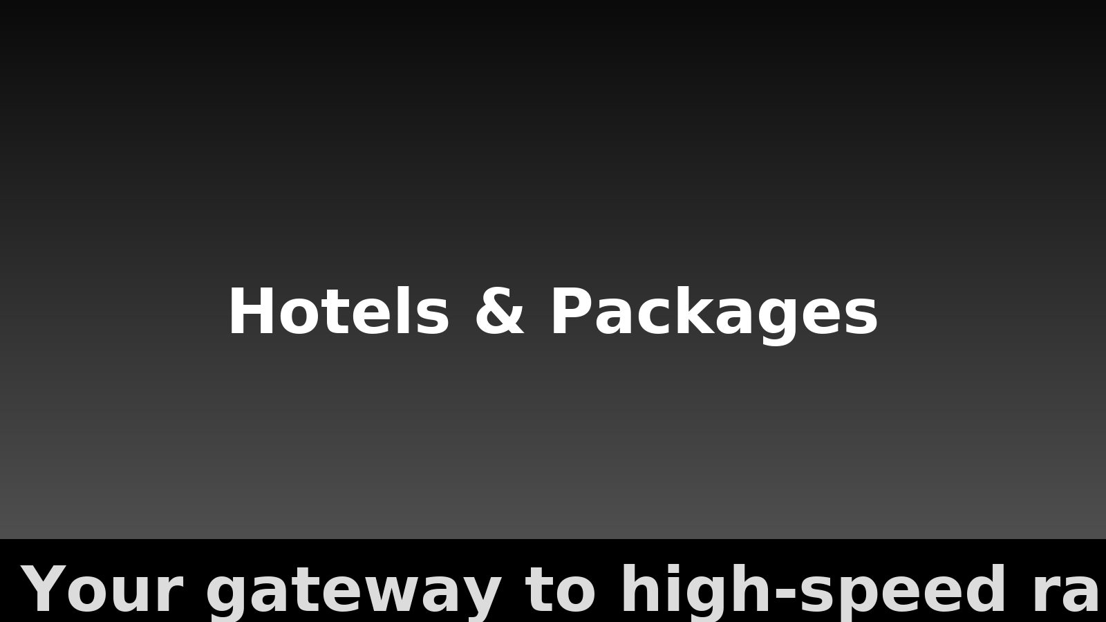 Hotels and packages