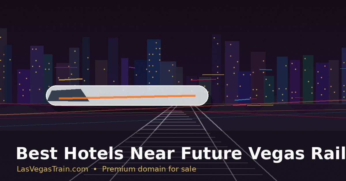 Best Hotels Near Future Vegas Rail Corridors: What Buyers Will Search For