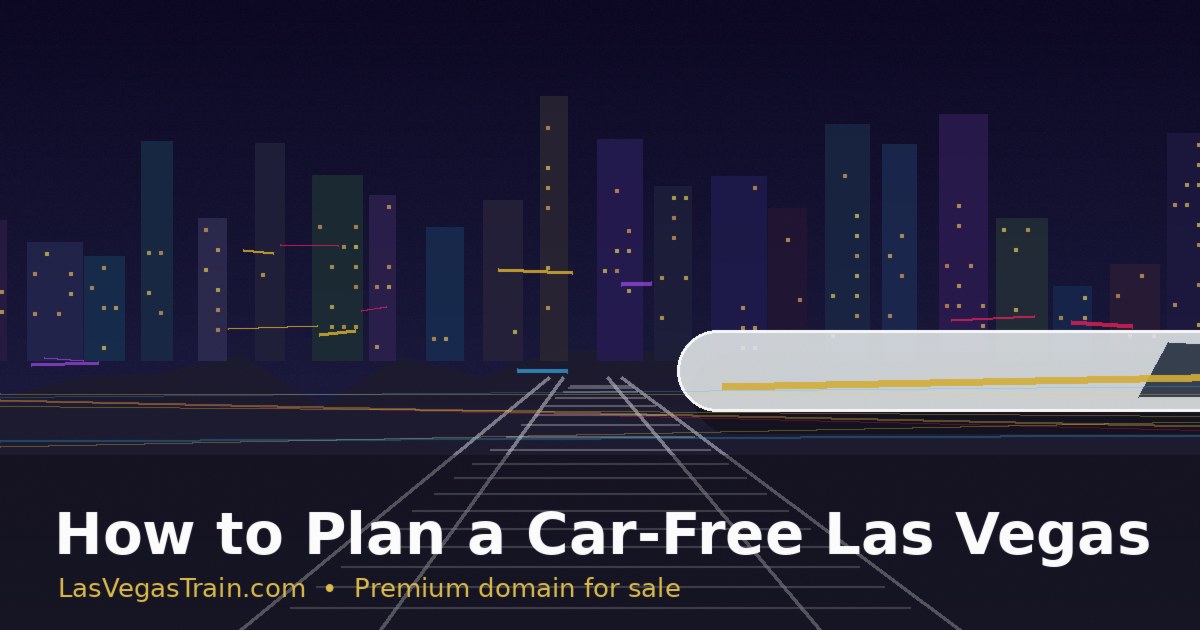 How to Plan a Car-Free Las Vegas Trip in the High-Speed Rail Era