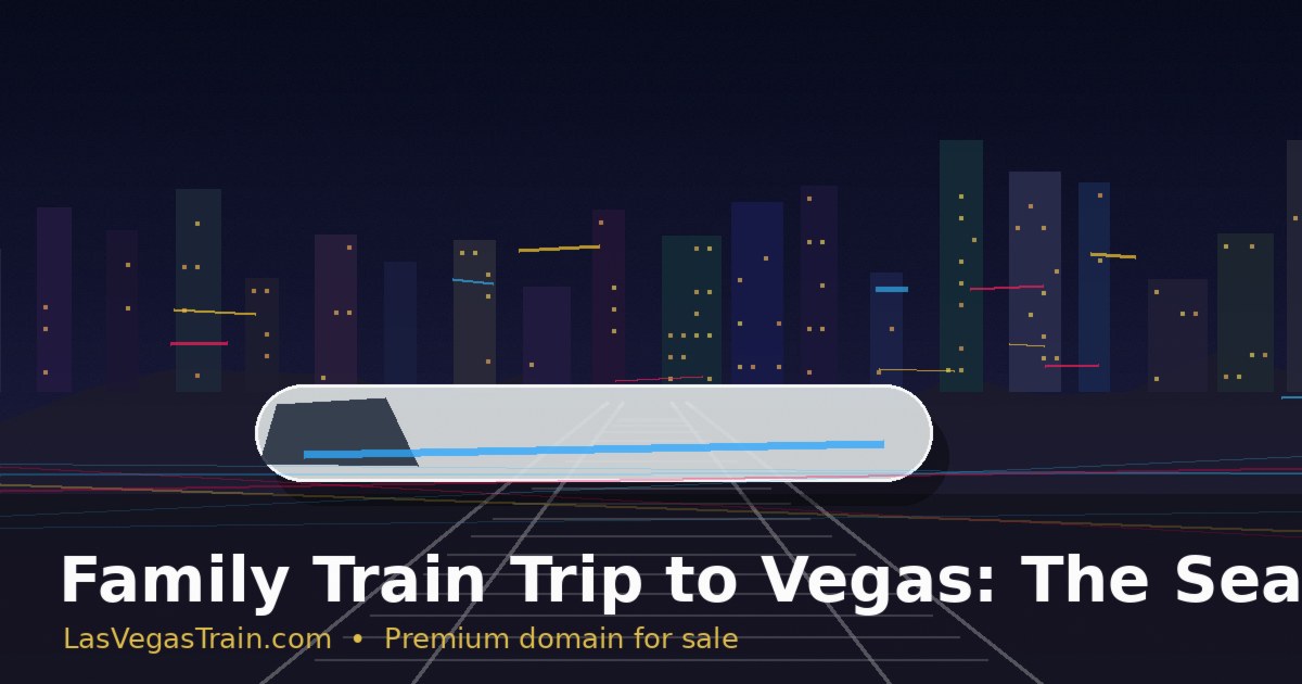Family Train Trip to Vegas: The Search Intent Behind Safer Weekend Travel