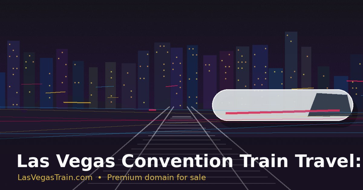 Las Vegas Convention Train Travel: Why Business Visitors Matter