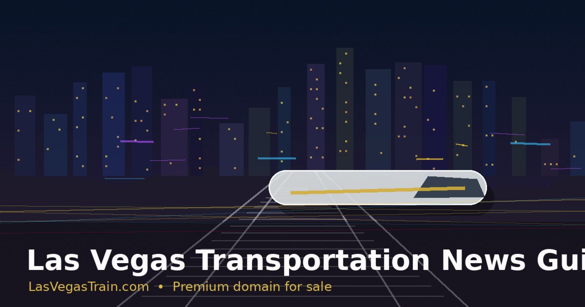 Las Vegas Transportation News Guide for Travelers and Investors