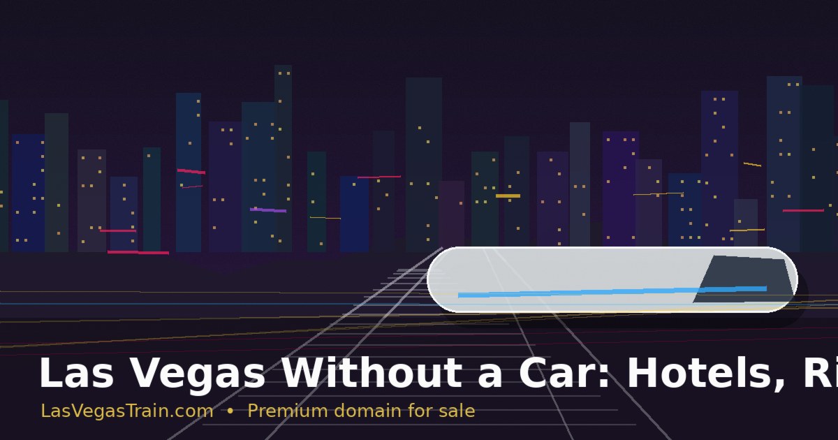 Las Vegas Without a Car: Hotels, Rides, Rail and Walkable Trips
