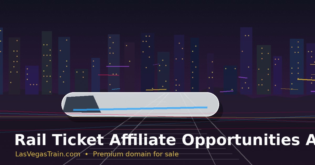Rail Ticket Affiliate Opportunities Around Las Vegas Travel