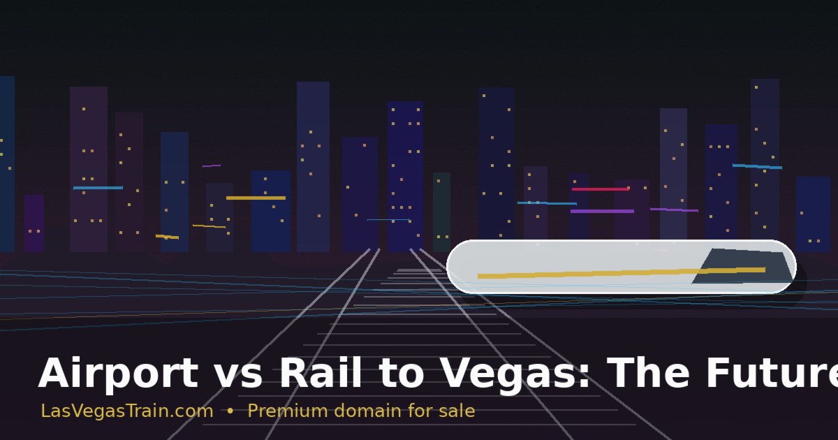 Airport vs Rail to Vegas: The Future Weekend Travel Debate